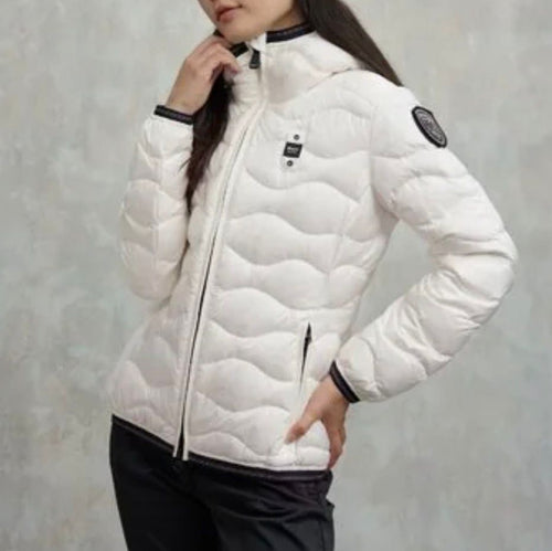 PIUMINO AD ONDE CAMELIA BIANCO OTTICO