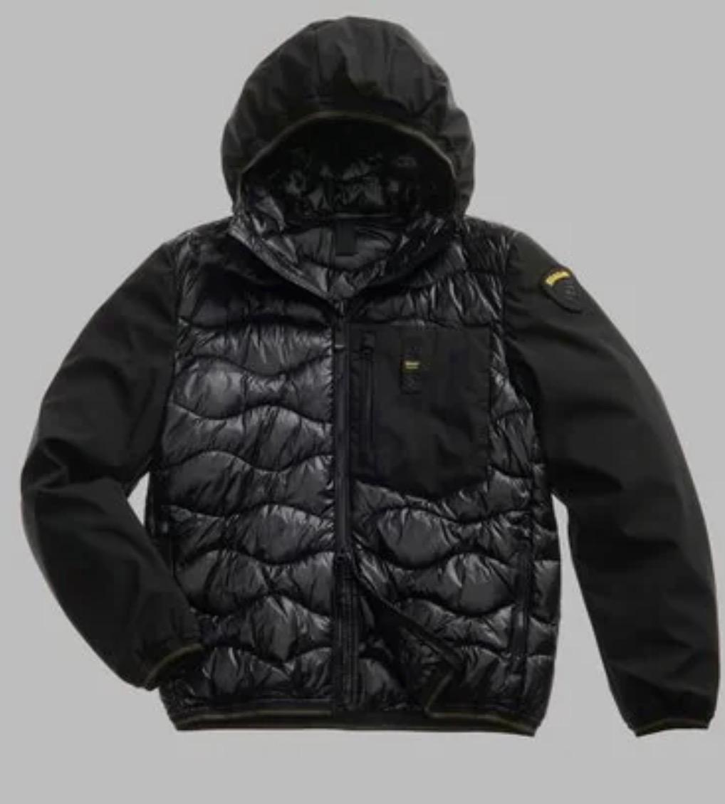 PIUMINO UOMO IMBOTTITURA MISTA ALBERT NERO